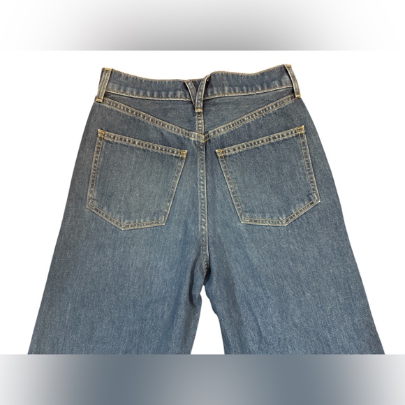 Veronica Beard Taylor Released Hem Cropped Wide-Leg Jean Size 26 - Picture 11 of 15